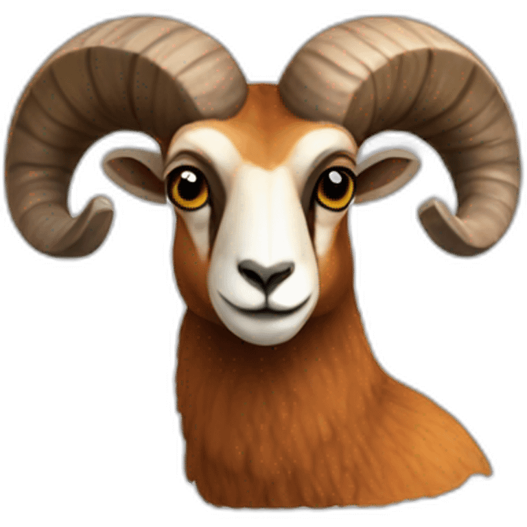 Mouflon sheep emoji