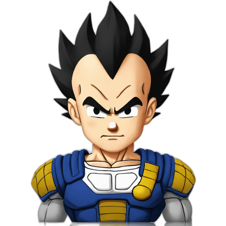 Vegeta dragonball emoji