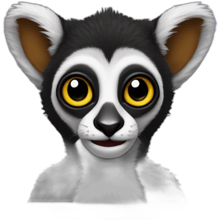 lemur-hoodie-black emoji