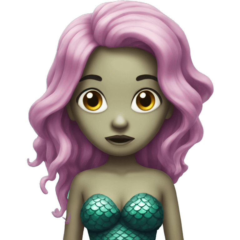 creepy mermaid emoji