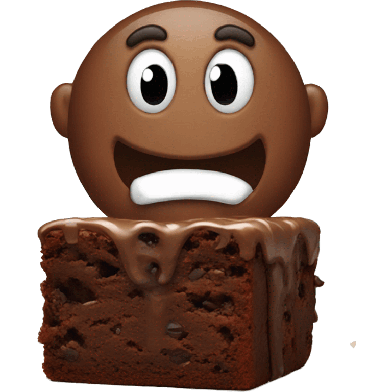 Brownie  emoji