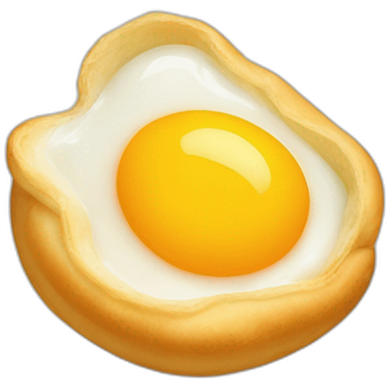 Hong Kong style egg puff emoji