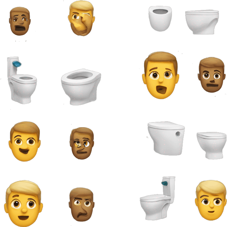 The famous Skibidi toilet emoji emoji