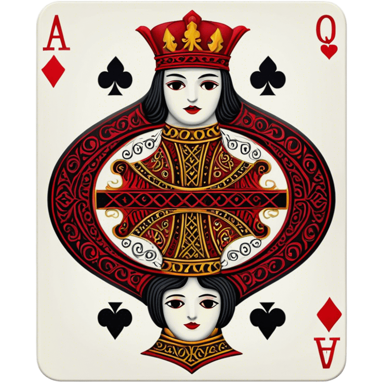 Jack of Spades playing card in color emoji