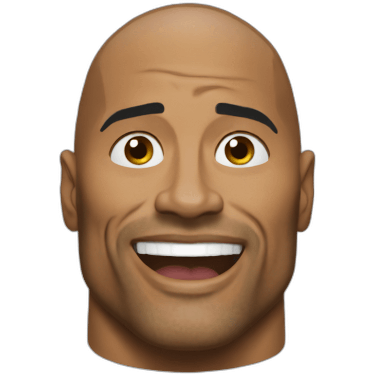 dwayne johnson meme emoji