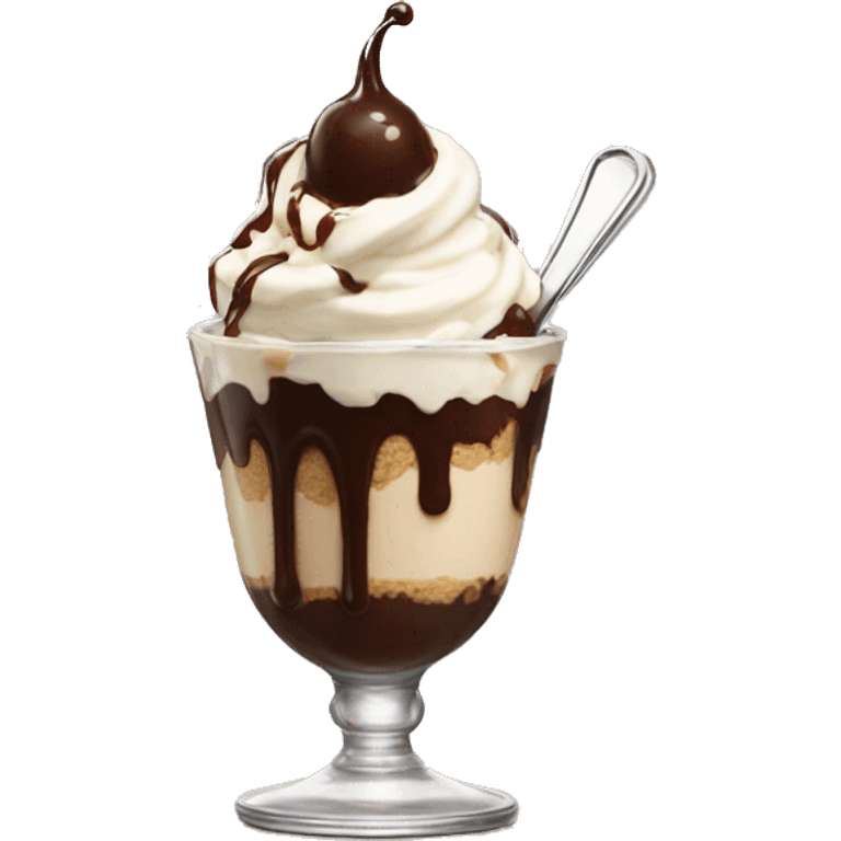 hot fudge sundae emoji