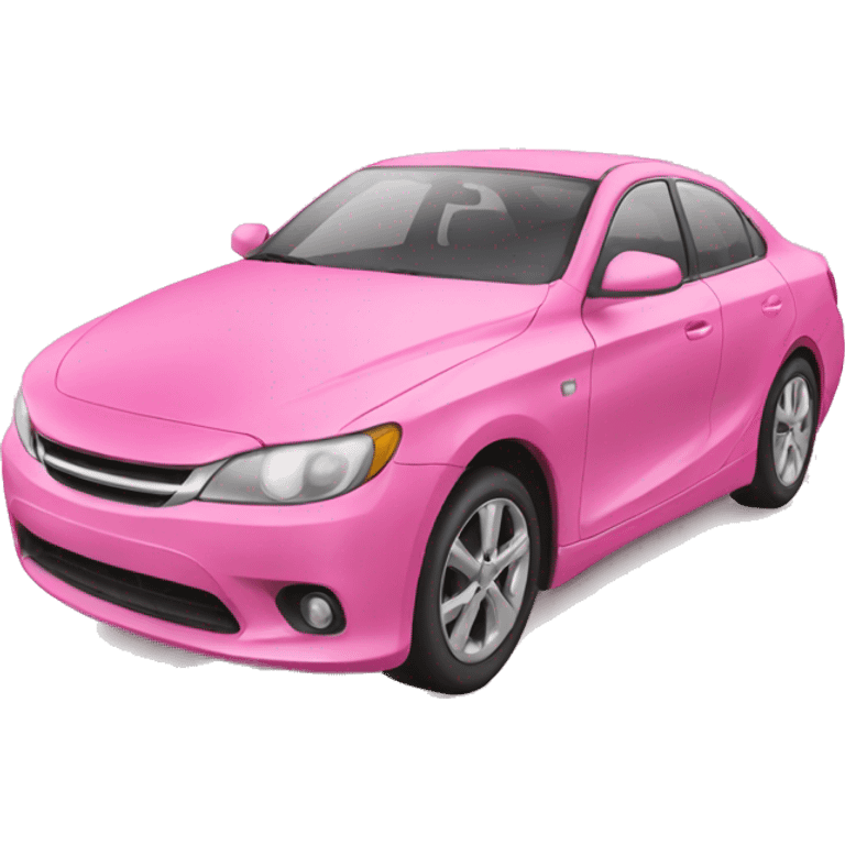 Pink car emoji