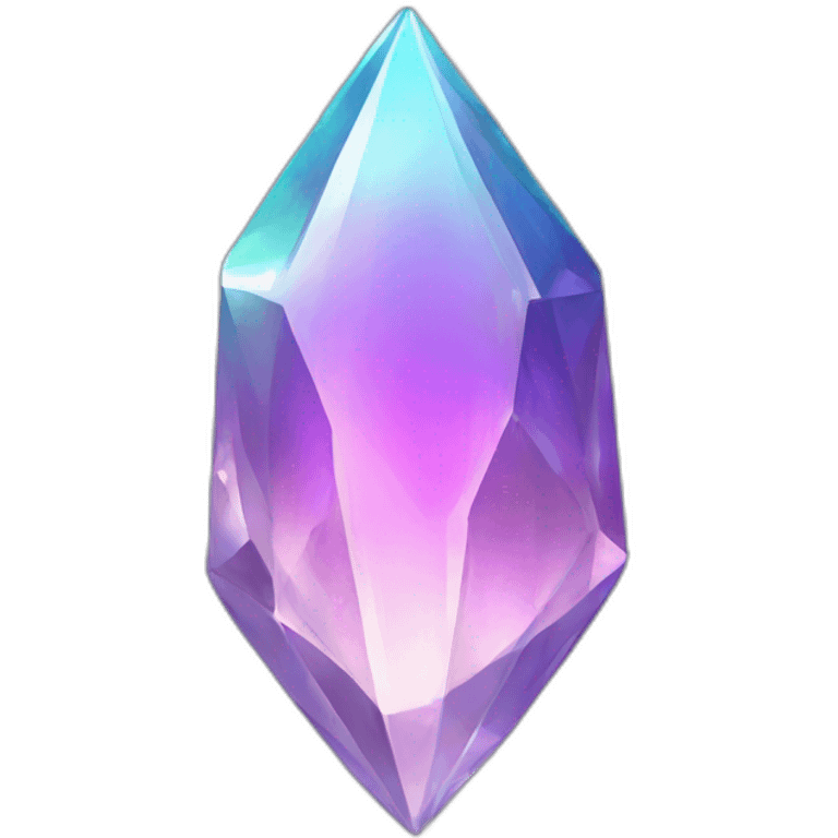 Iridescent crystal  emoji