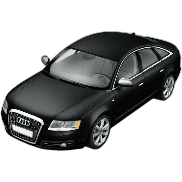 drive Audi A6 modèle 2008 couleur noire emoji