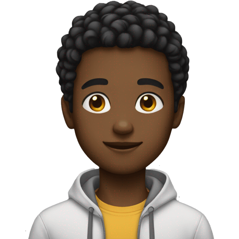 Boy black hari emoji