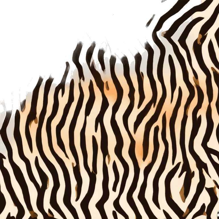 Stripes of tiger emoji