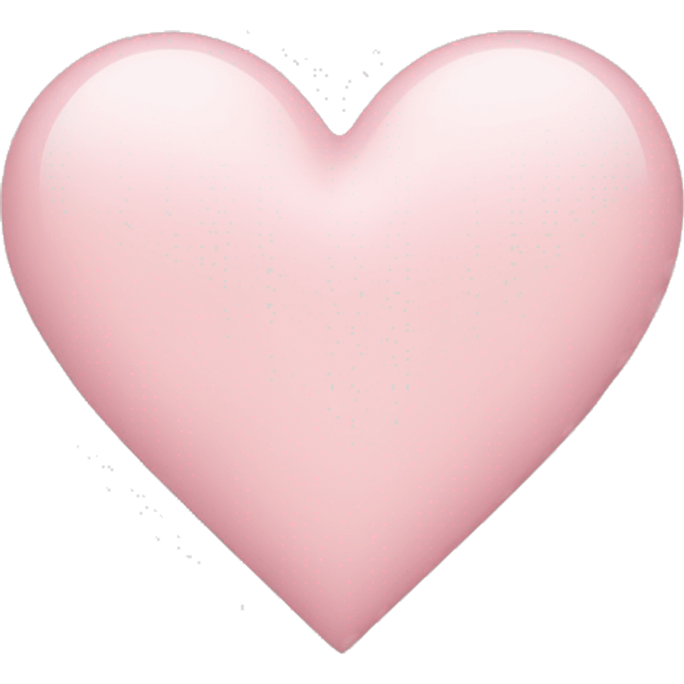 pale pink heart emoji