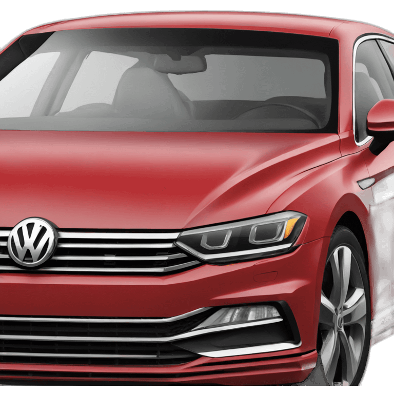 VW PASSAT red emoji