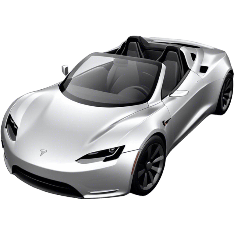 Tesla Roadster - Tesla (Model Year: 2020) (Iconic colour: Silver) emoji