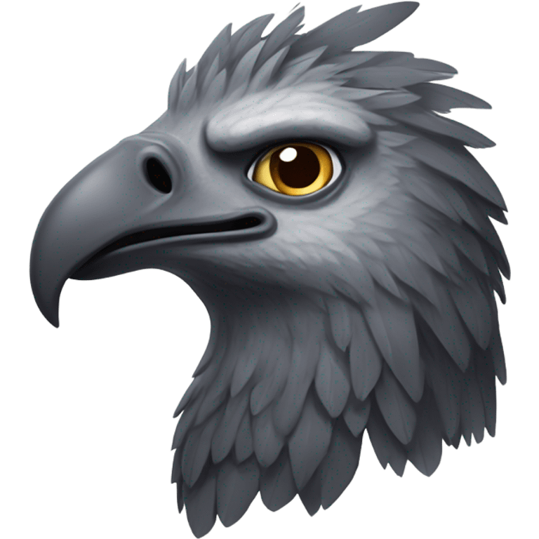 Hippogriff head emoji