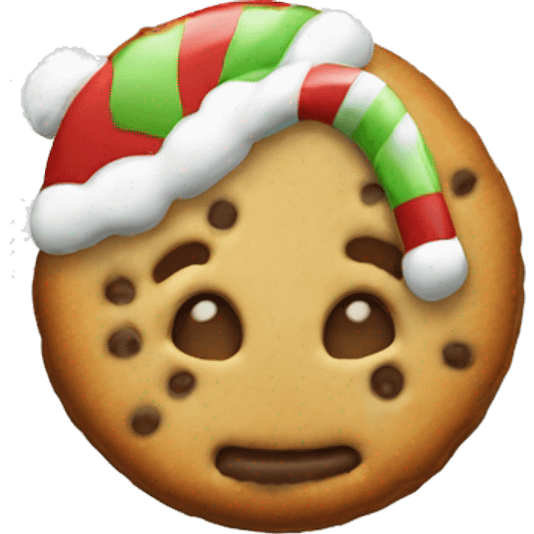 christmas cookie white emoji