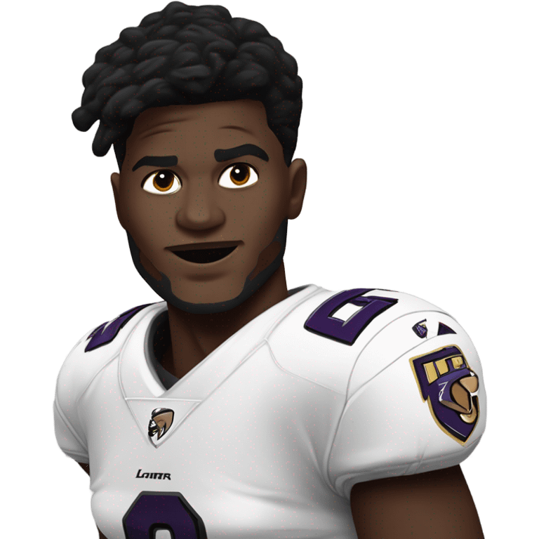 Lamar Jackson throwing an interception  emoji