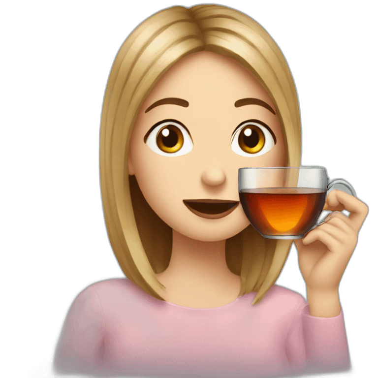 gossip over tea emoji