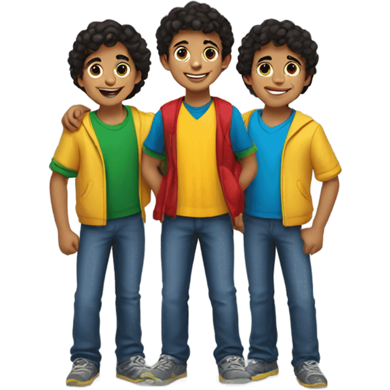 Triplet Spanish Boys emoji