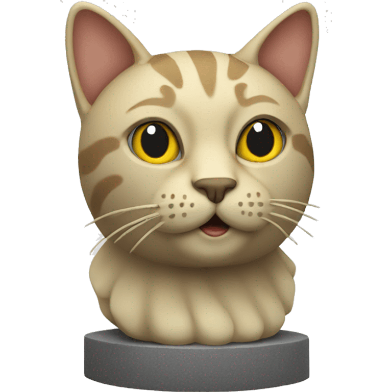 cat statue emoji