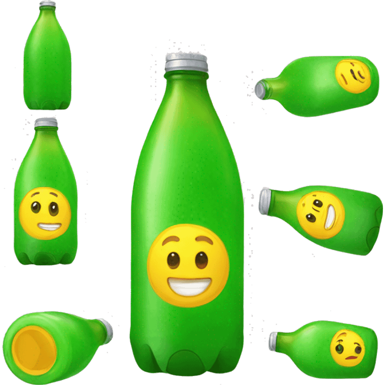 Botella de plástico emoji