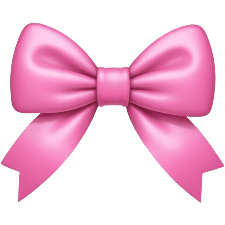 Pink bow emoji