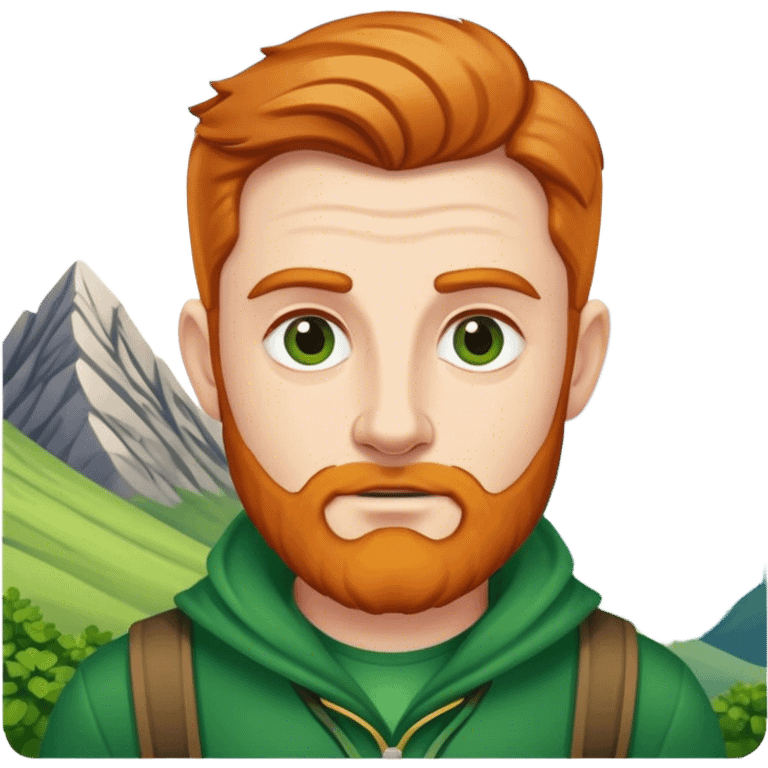 Irishman on a mountain emoji