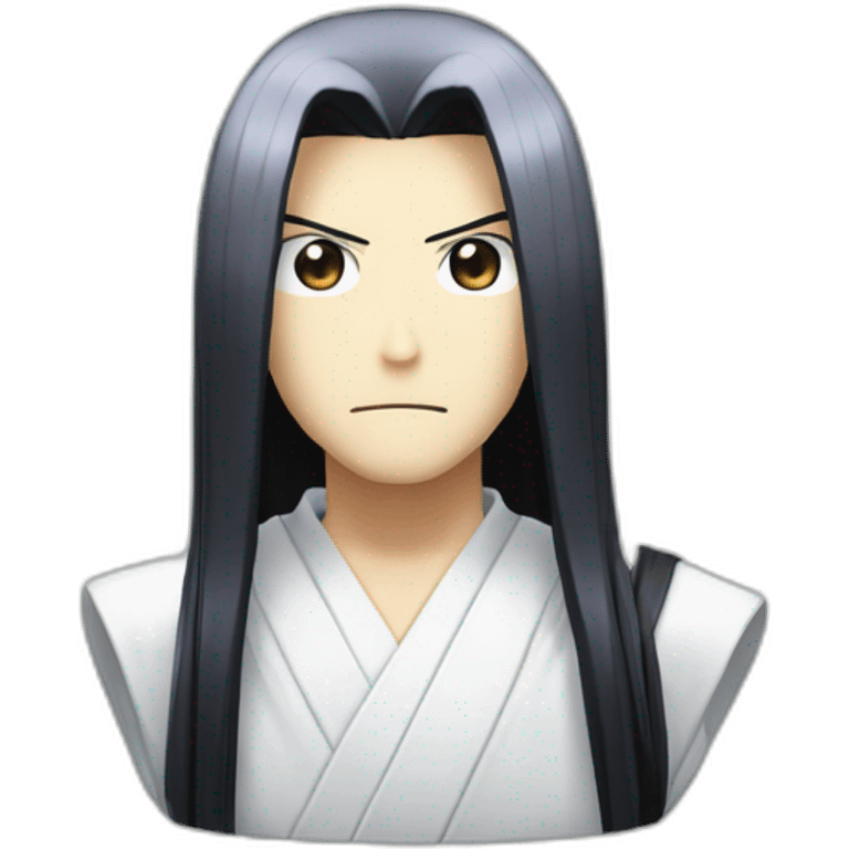 Kuchiki Byakuya from the anime Bleach emoji