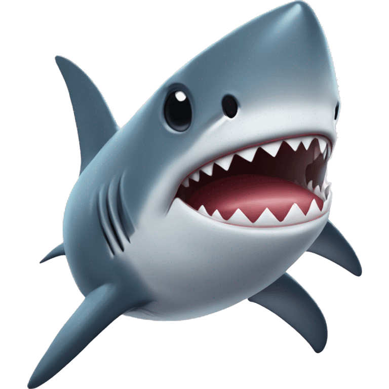 Shark wih love eys emoji