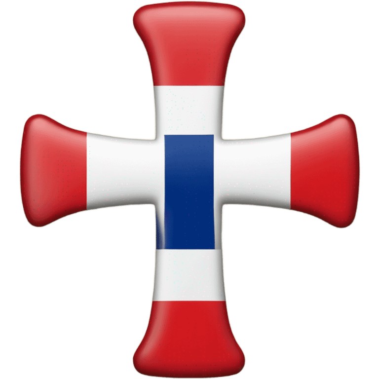 croix lorraine drapeau francais emoji