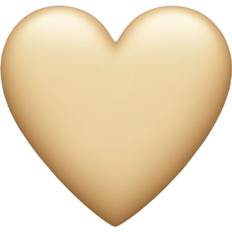 Beige Heart  emoji