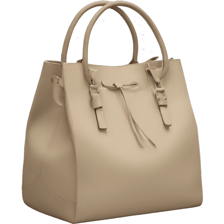 Bag for women beige  emoji