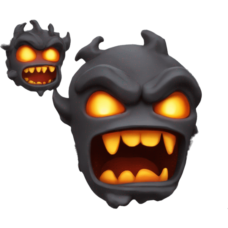 Crazy lava love demon emoji