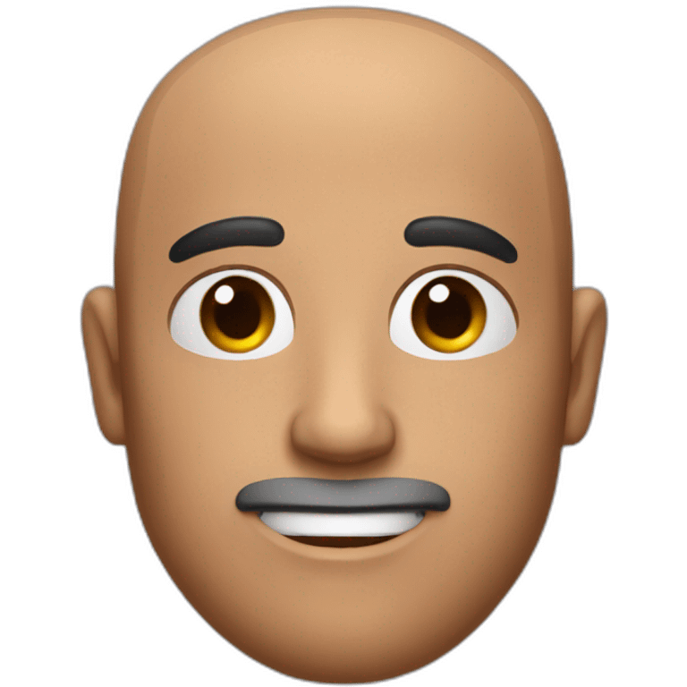 balding guy with bushy eyebrows emoji