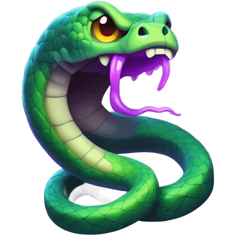 Create a freaky snake for a instagram meme page pfp emoji