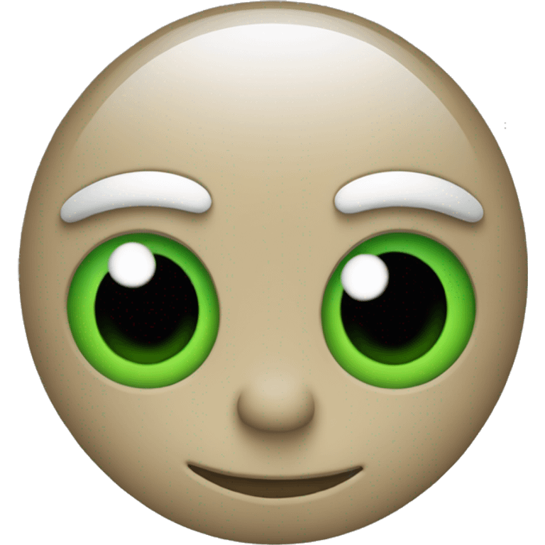 Green emoji With "AYE" inside it in black lette emoji