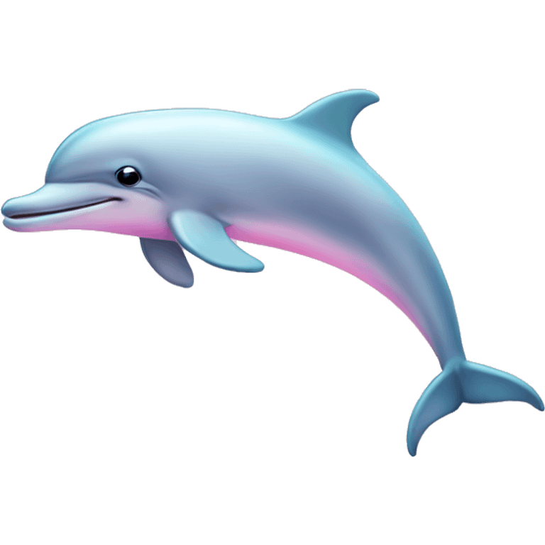 Pastel-pink-colors-dolphin emoji