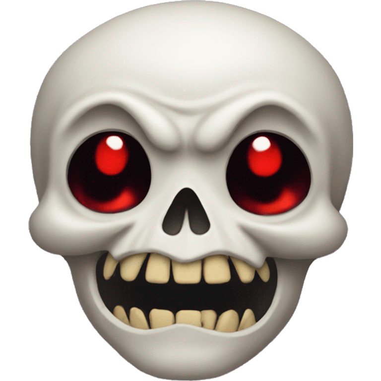 vampire spooky skull emoji