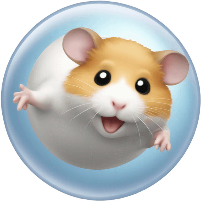 Hamster rolling in a ball emoji