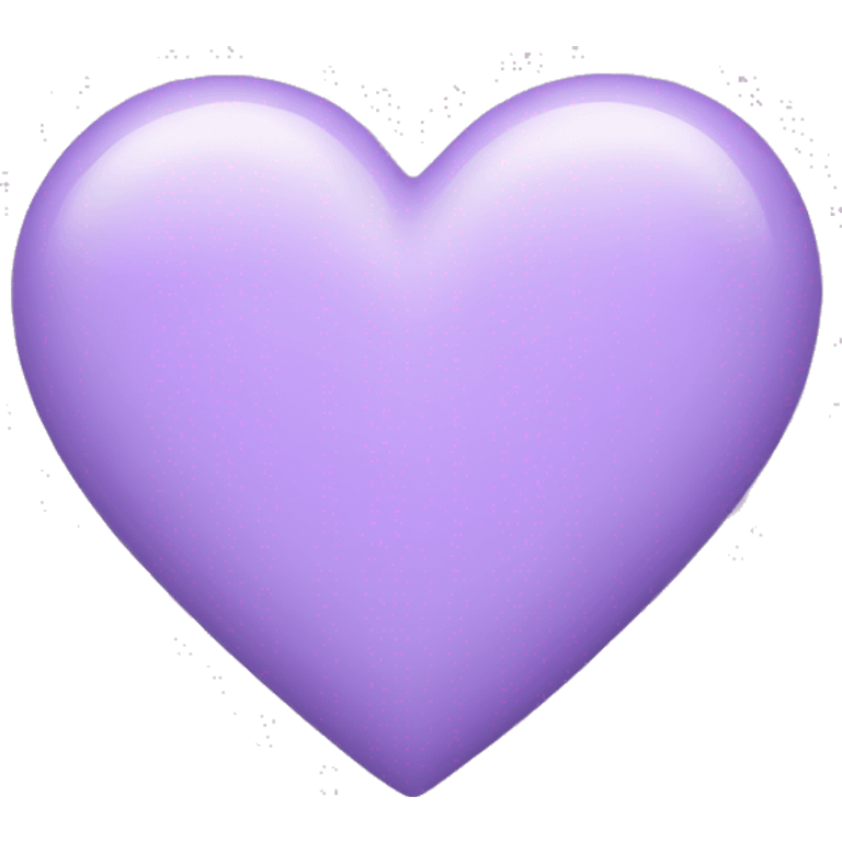 pastel purple ios heart emoji