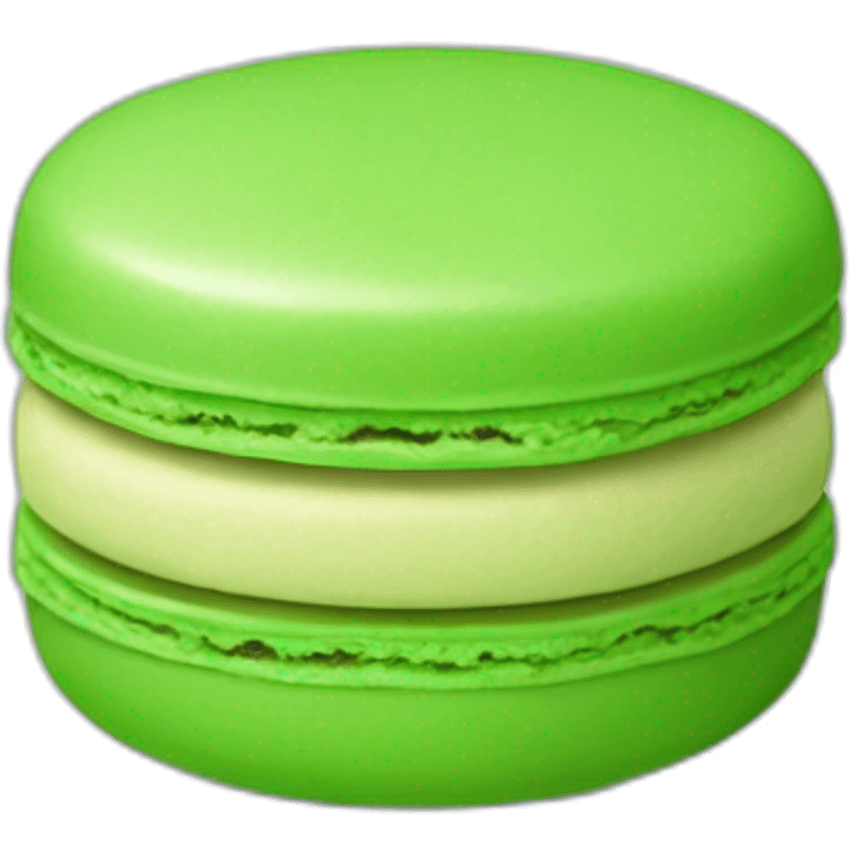 green-macaron emoji