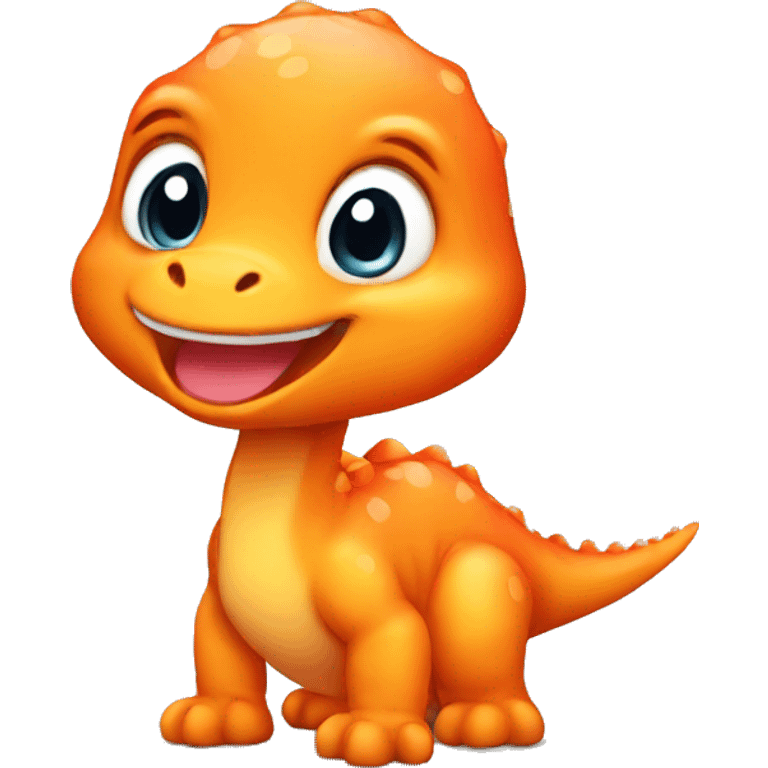 baby orange Dinosaur emoji