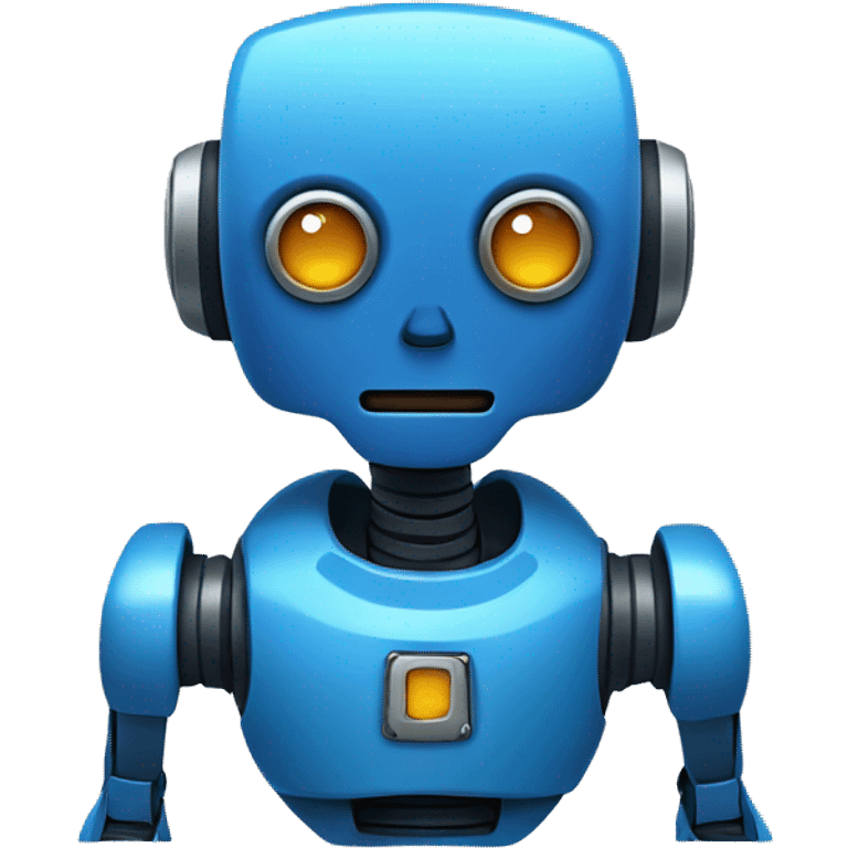 blue robot emoji