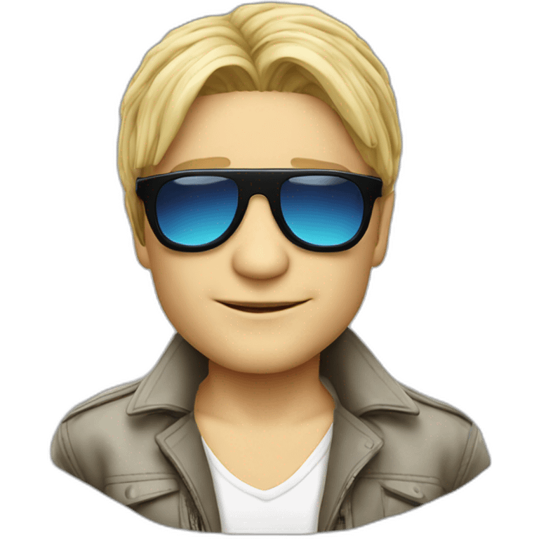 Corey Feldman with sunglasses emoji