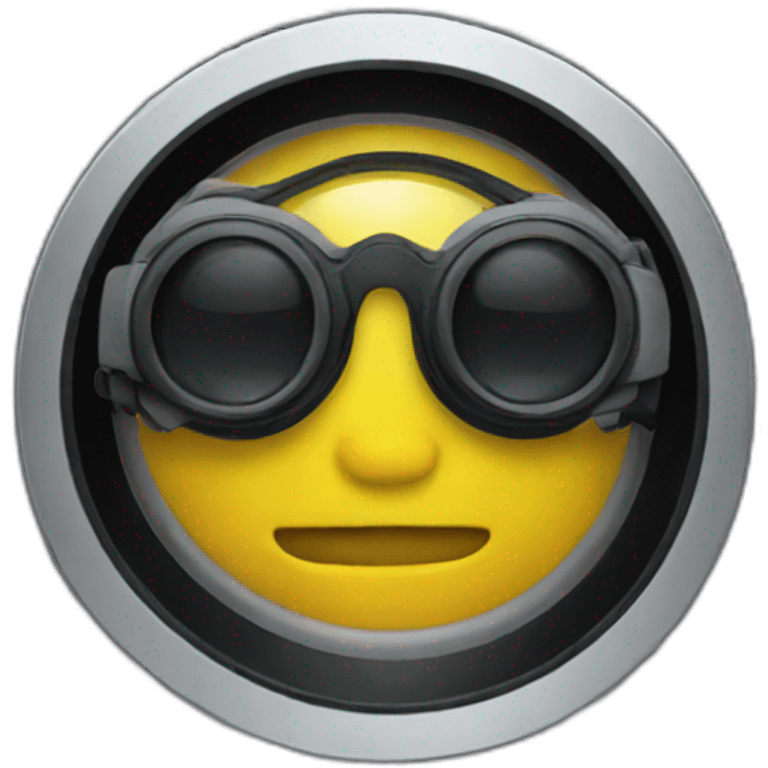 Goggles on speaker  emoji