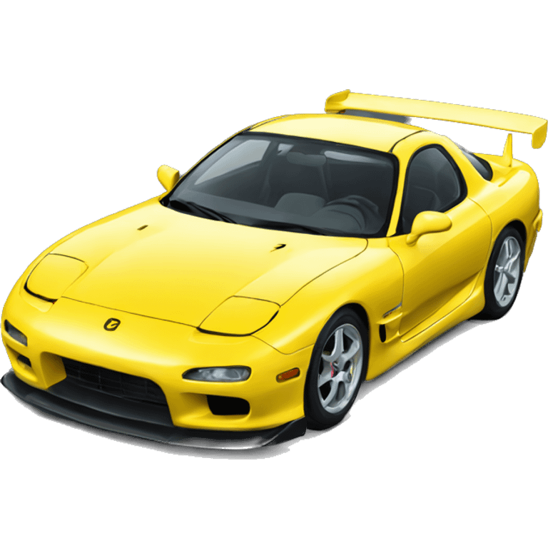 yellow rx7 fd3s emoji