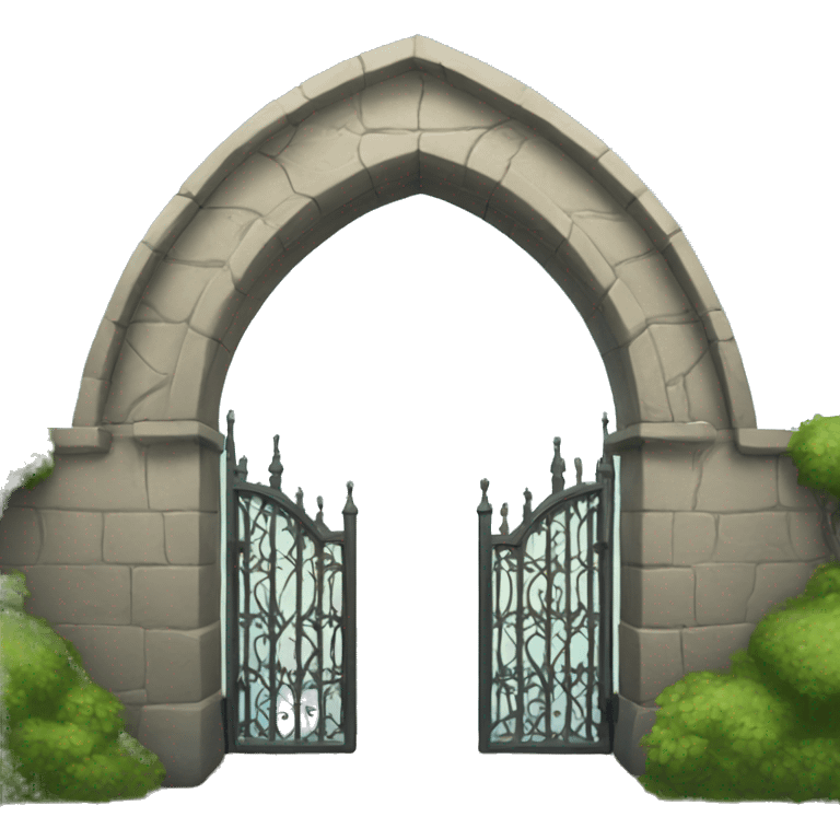 Gothic arch gate emoji