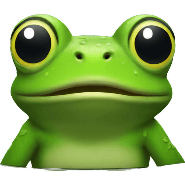 frog in tv emoji