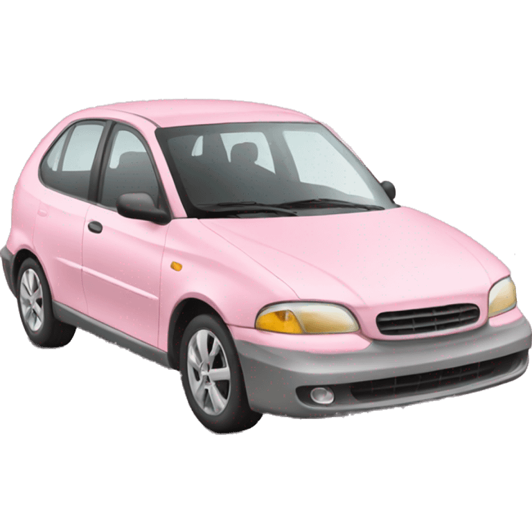 light pink car emoji