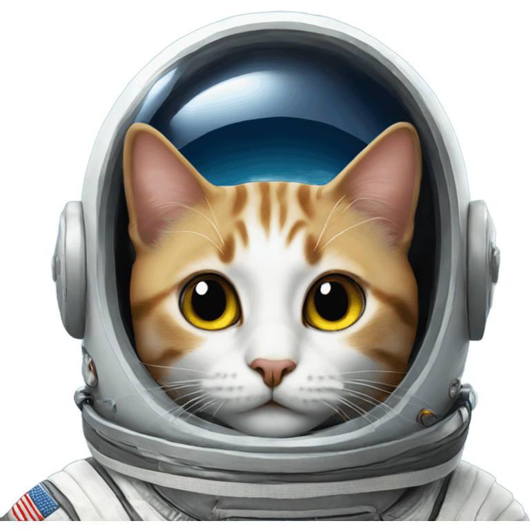 Cat wearing a space suit  emoji